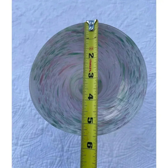 Vintage Unique Crystal Flower Vase Art Deco Hand Made in Poland - Picture 4 of 9